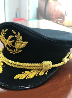 高档航空飞行员职业装帽子配饰