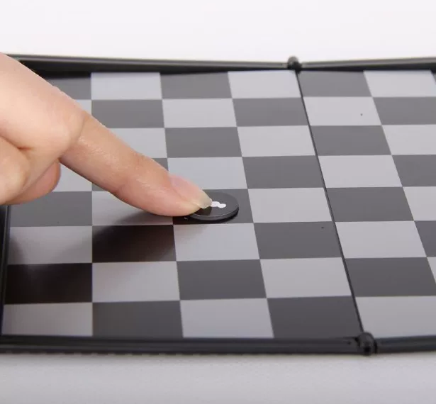 Magnetic foldable small handheld ultra thin chess