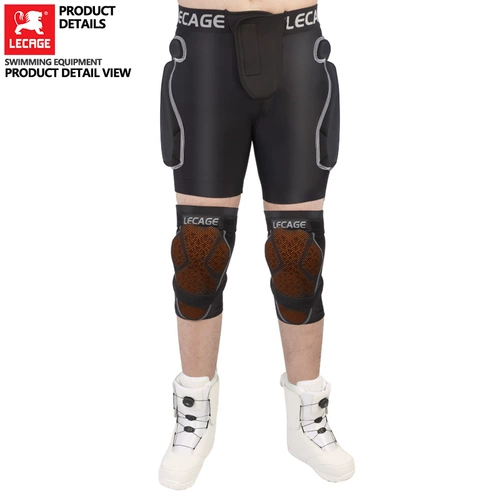 Лыжное защитное снаряжение подходит для мужчин и женщин, штаны для уличного катания, защита при падении