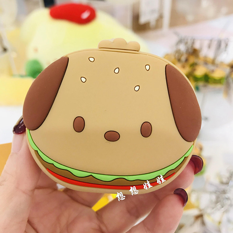 日本三丽鸥玉桂狗布丁狗帕恰狗饭团汉堡蛋包饭零钱包收纳袋挂件饰,淘宝优惠券,粉丝福利购,淘宝优惠卷