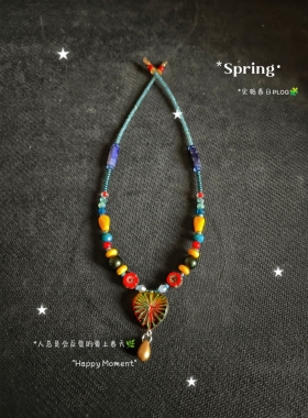 捷克邓工进口琉璃链精致小众手工纯S925银女琉璃FGB米珠简约项链