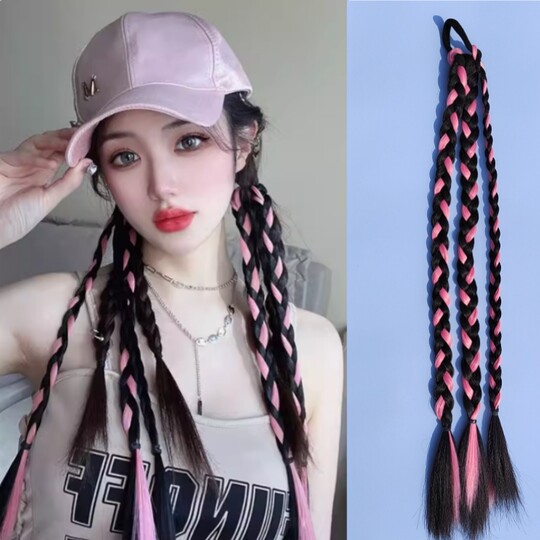 Boxer braid wig increases hair volume and is easy to wear