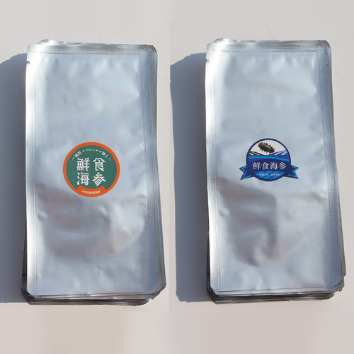单只铝箔即食野生海参包装袋真空塑料袋定制胶贴单个装鲜食海参袋 - 图1