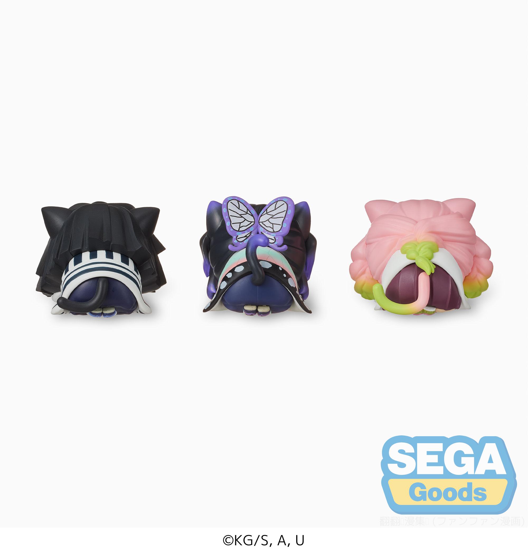 【Hpoi现货】SEGA 鬼灭之刃 蝴蝶忍 蜜璃 小芭内 猫耳 趴趴 手办 - 图2