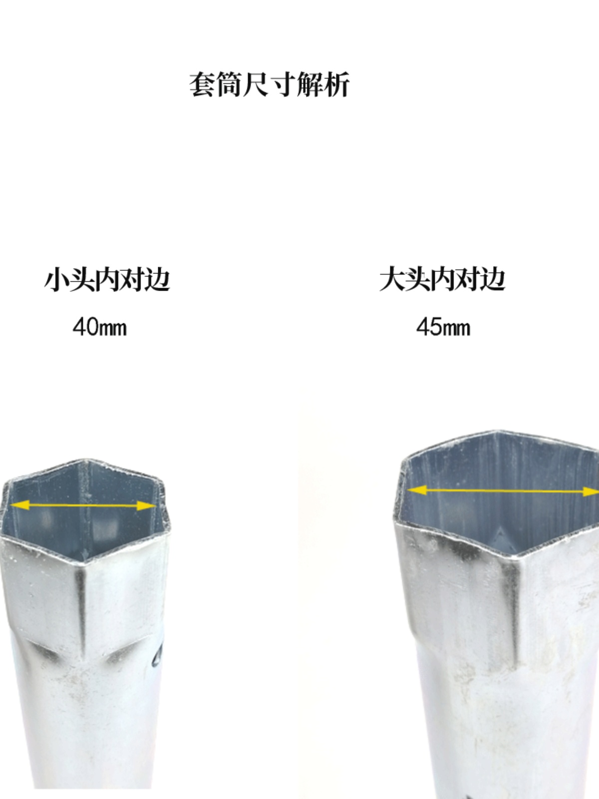 下水器扳手洗脸台盆大开口下水头螺帽拆卸安装水暖工具内六角套筒 - 图0