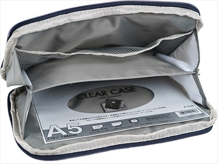 日本杂志BOOK附录牛仔布收纳袋大容量多功能随身旅行手拿包手帐包,淘宝优惠券,粉丝福利购,淘宝优惠卷