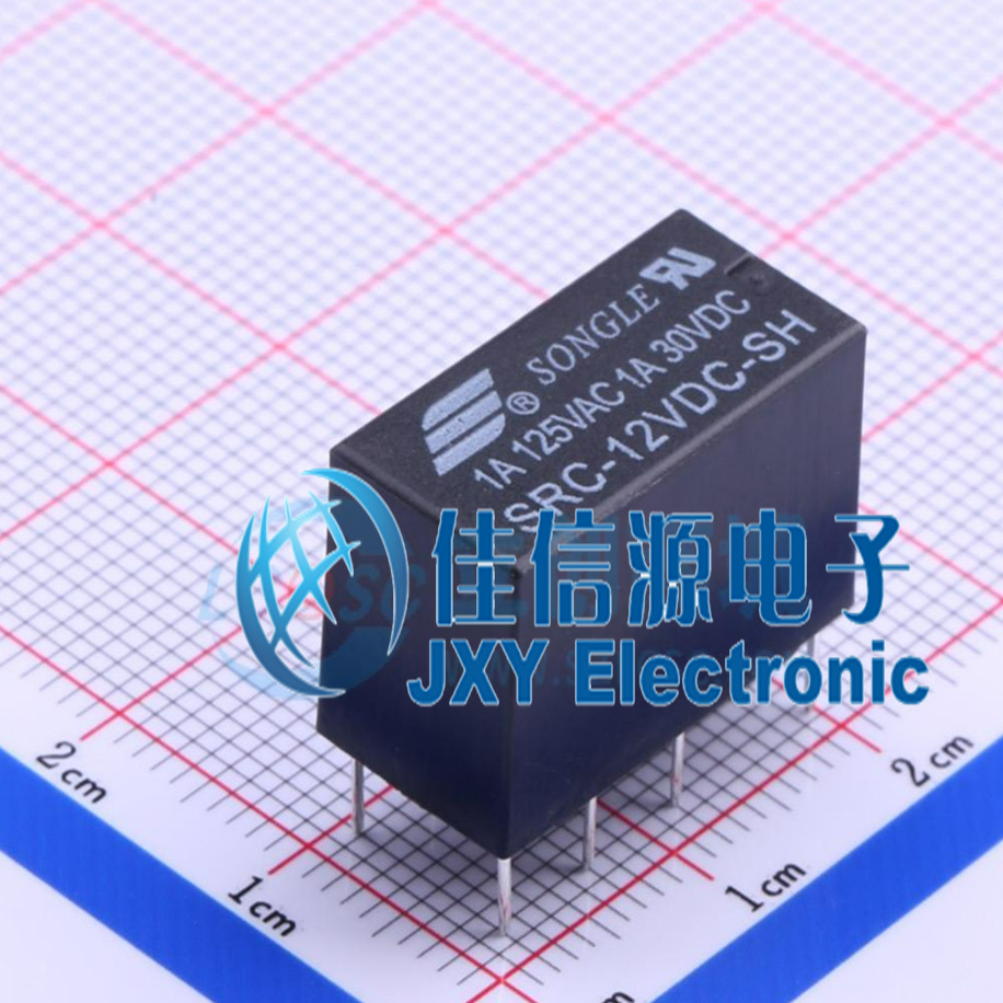 信号继电器      SRC-12VDC-SH 黑色  松乐 12V - 图2