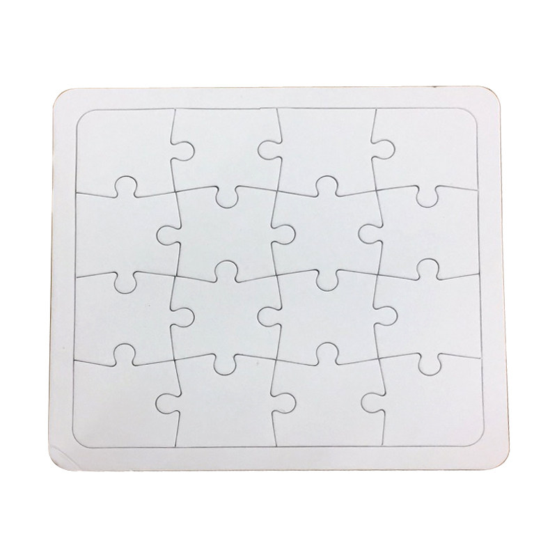 空白涂色拼图纸质白模拼板儿童DIY益智填色涂鸦绘画幼儿拼插玩具,淘宝优惠券,粉丝福利购,淘宝优惠卷