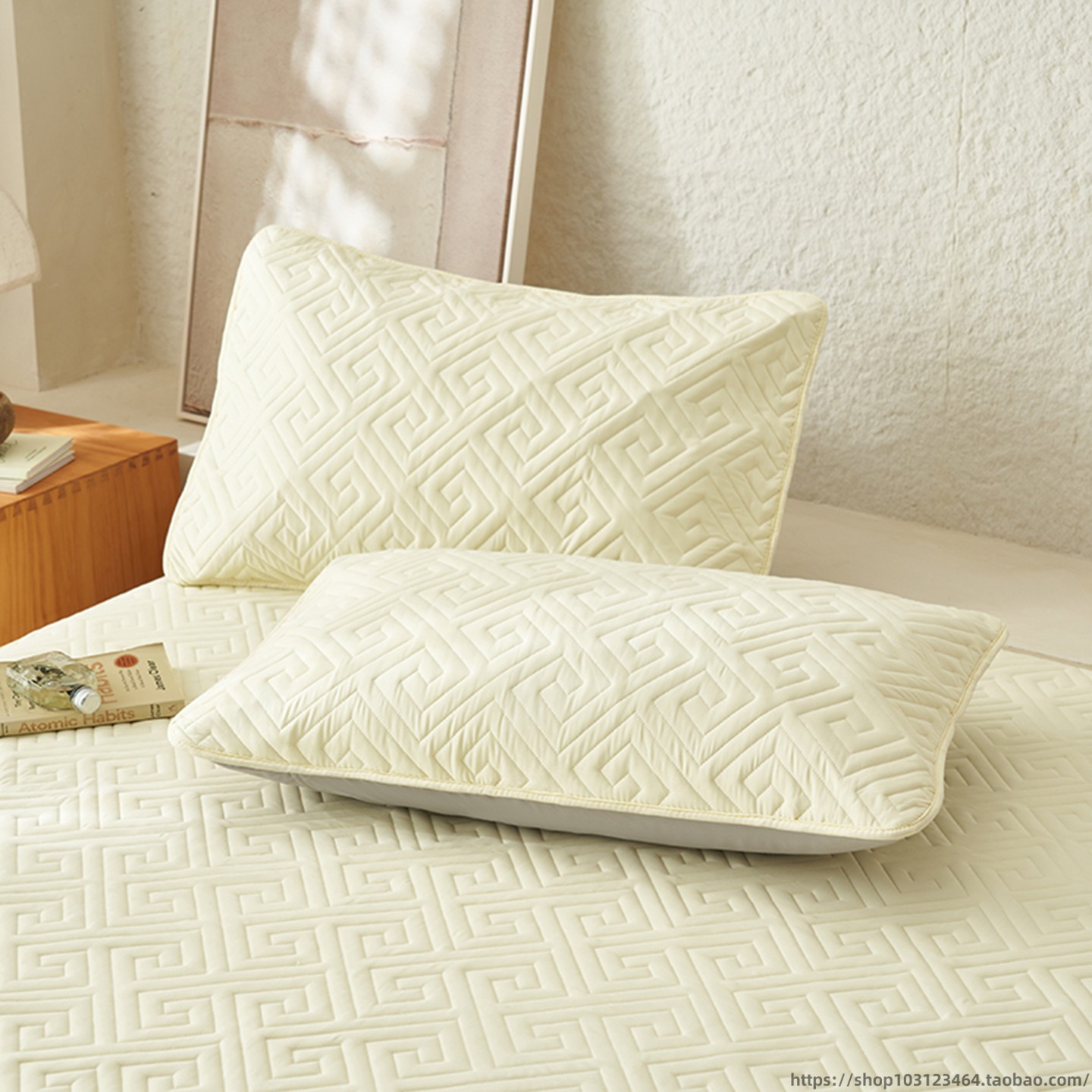 Fitted sheet, padded mattress protector,dust-proof bedspread - 图0