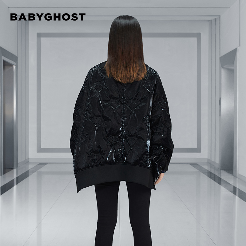 BABYGHOST原创设计师女装时尚冬季新款宽松棉服女短款小众