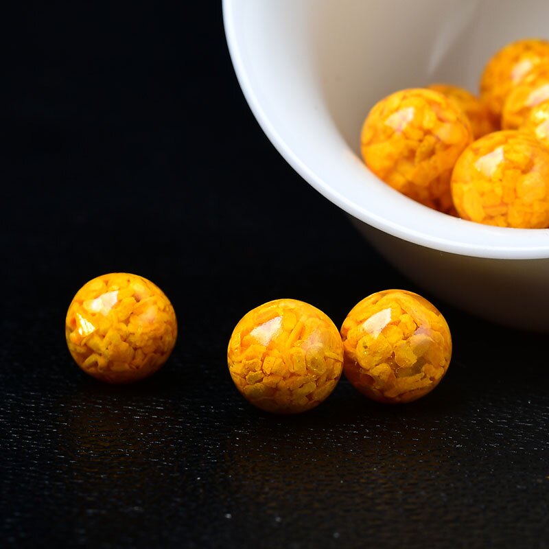 天然原矿雄黄晶体砂朱砂透光diy手工编绳散珠子水晶饰品串珠包邮,淘宝优惠券,粉丝福利购,淘宝优惠卷