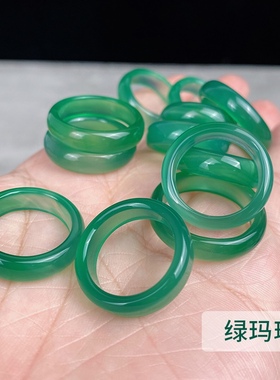 天然红玛瑙跑环戒圈diy水晶饰品配件材料圆环17mm内径包邮