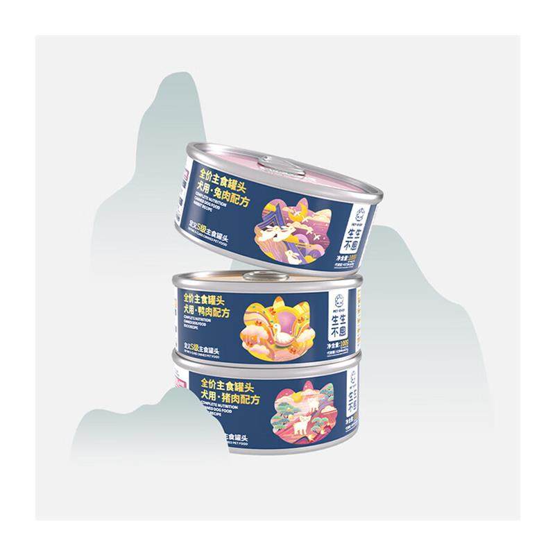 生生不息狗湿粮主食罐头生骨肉全价主食罐头狗粮兔肉口味100g,淘宝优惠券,粉丝福利购,淘宝优惠卷