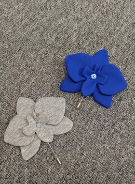 CHENGGUANG WANG纯手工定制胸针用边角料做的蝴蝶兰花朵别针