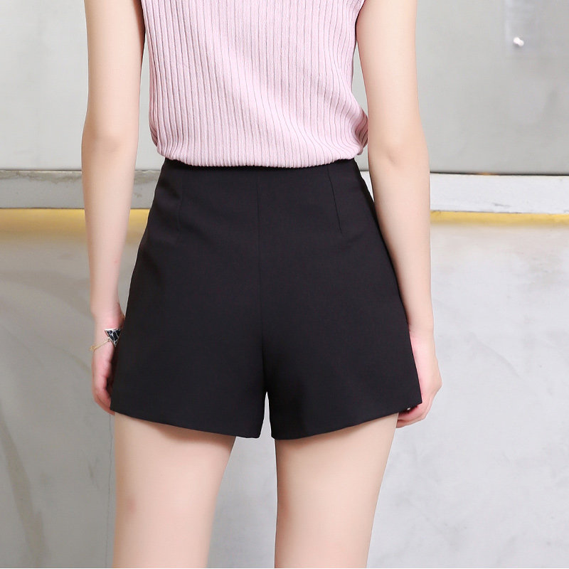 雪纺夏大码2021新款显瘦学生短裤 离题服饰休闲裤