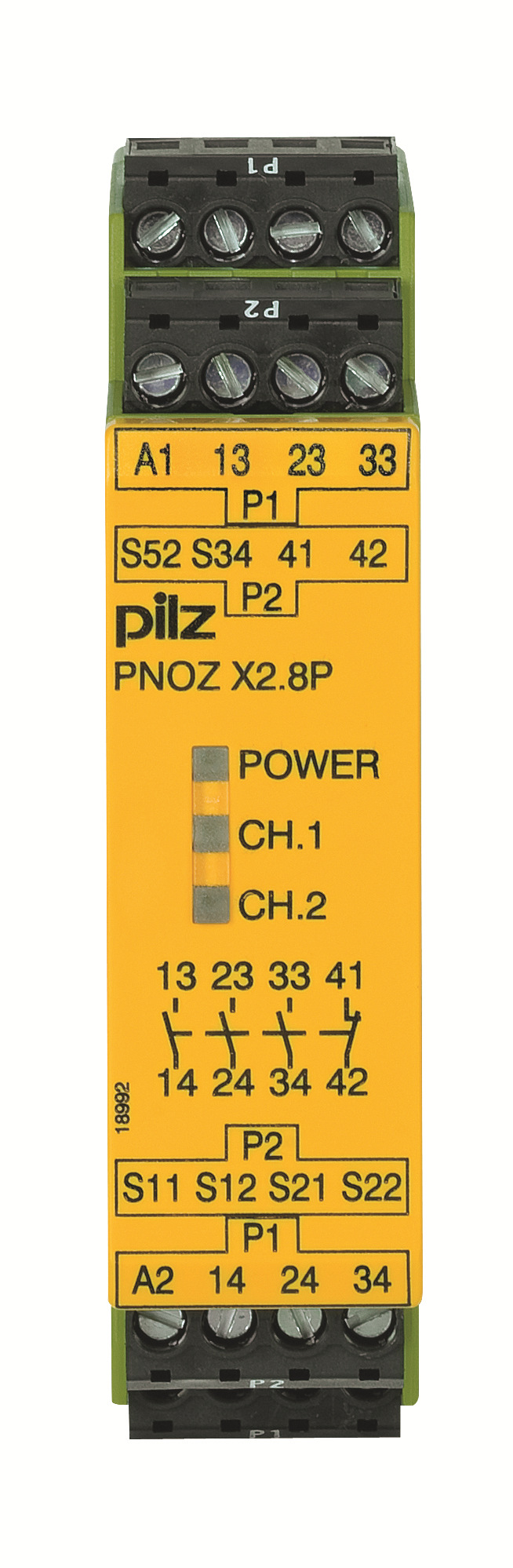 Pilz PNOZ X继电器 PNOZ X2.8P 24-240VAC/DC 3n/o 1n/c-图2