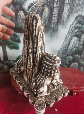 特价正宗保家狮泰山石敢當摆件 高25厘米可带木座装修补角可用
