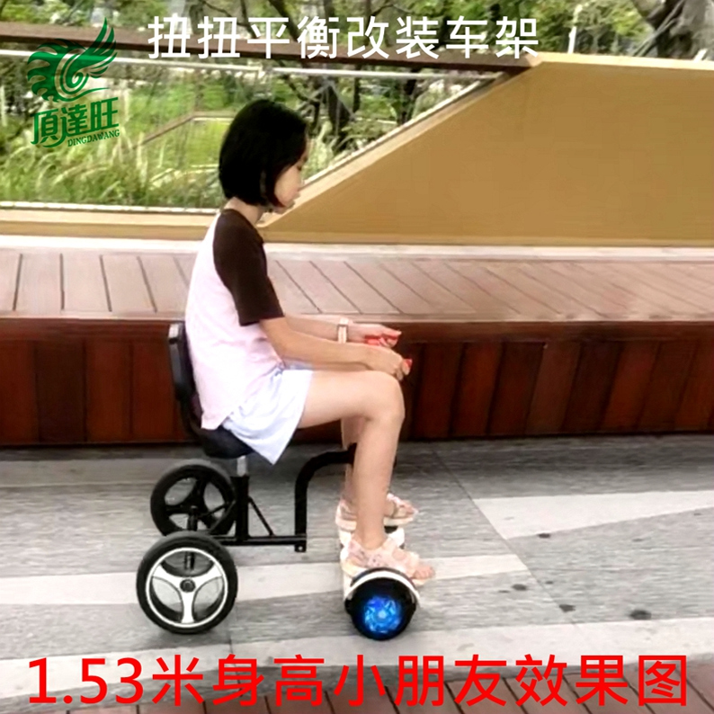 智能平衡车防摔改装车架两轮改装四轮飘移车改装平衡车辅助车架 - 图3