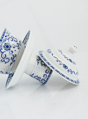 家用佛具吉祥供佛陶瓷莲花碗