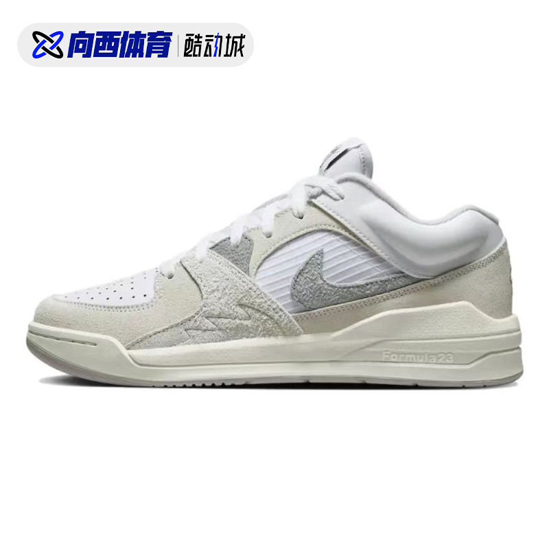 Air Jordan Stadium 90 白灰 复古低帮运动休闲鞋 DX4397-100 - 图3