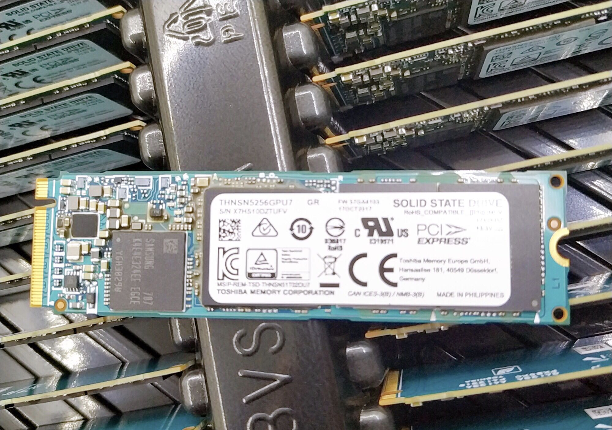 Xg3 256g mlc ssd nvme pcie m.2 东芝 凯侠 固态硬盘 笔记本电脑 - 图2