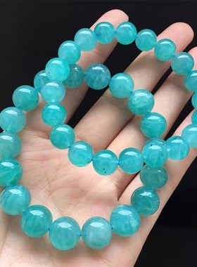 水晶手链手串亚马逊天河石