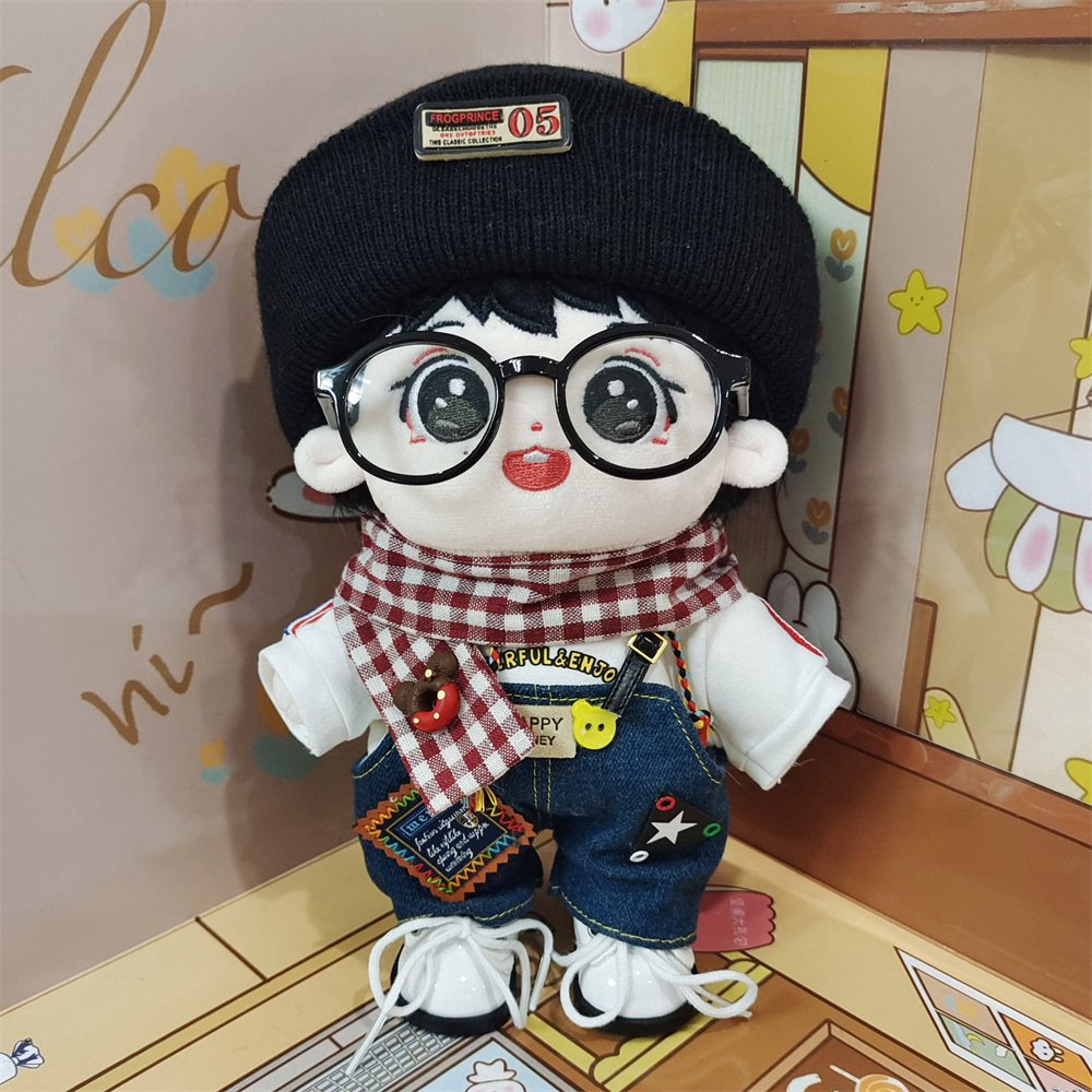 20cm樊振东棉花娃娃毛绒骨架人形玩偶原创明星公仔节日礼品现货 - 图2