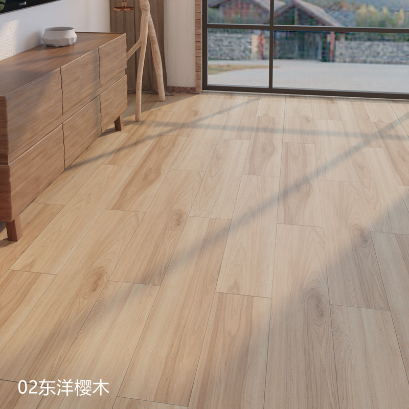 简约田园仿实木瓷砖通体直边木纹砖仿古砖卧室防滑地板砖200x1000_虎窝淘