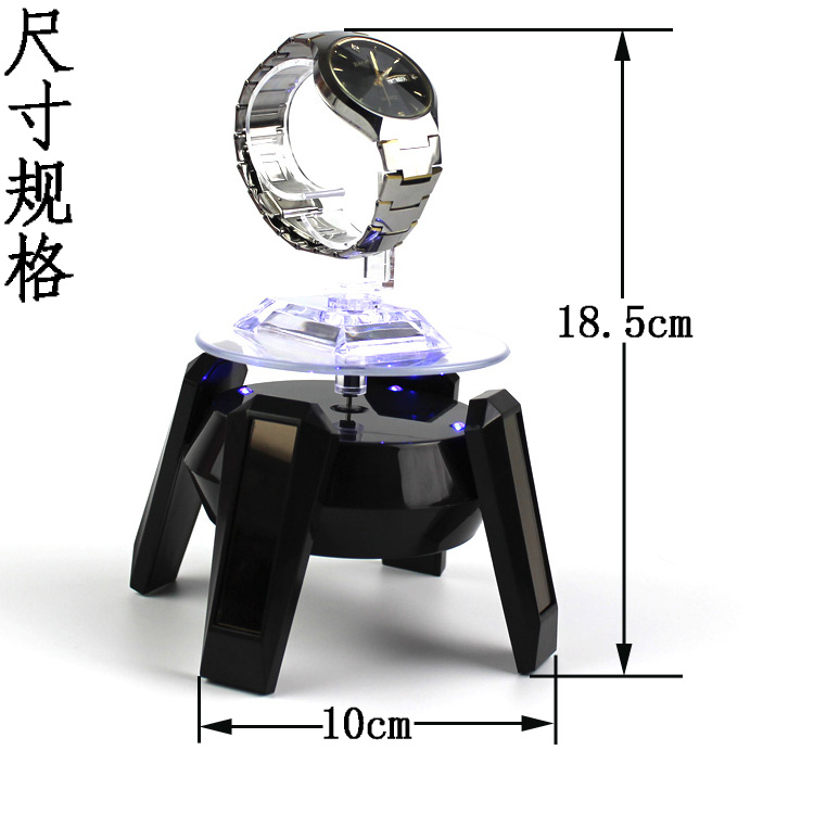 抖音直播手表太阳能展示台旋转展示架智能手环托架女手腕表架 - 图2