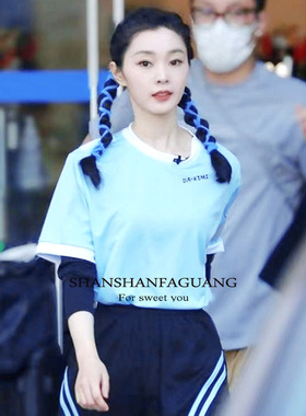 宋轶同款粗毛绒流苏编发发绳夹子 个性扎双马尾脏辫可爱女生头绳