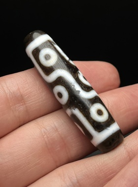 九眼天珠吊坠臻藏精品玛瑙天珠挂件藏传九眼天珠臻藏精品西藏天珠