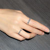 Frosted simple ring free engraving couple fashion