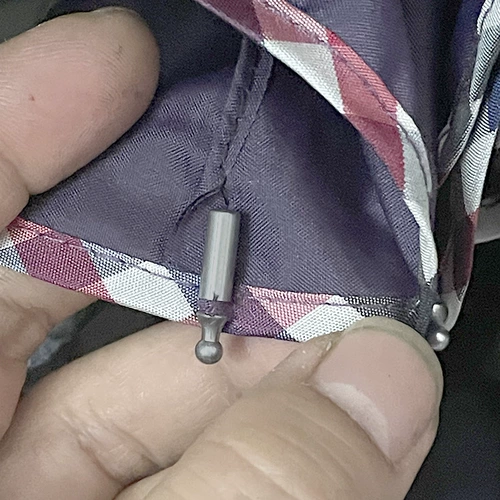 Бесплатная доставка дождевой зонток серебряный серебряный -размер зонтик хвостовой жемчужина Три складывающиеся бусины бусины, солнцезащитный хвост, зонтик зонтик