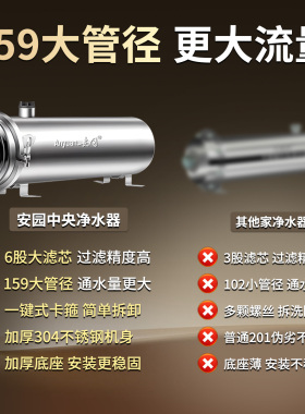 超滤净水器井水黄泥水全屋过滤