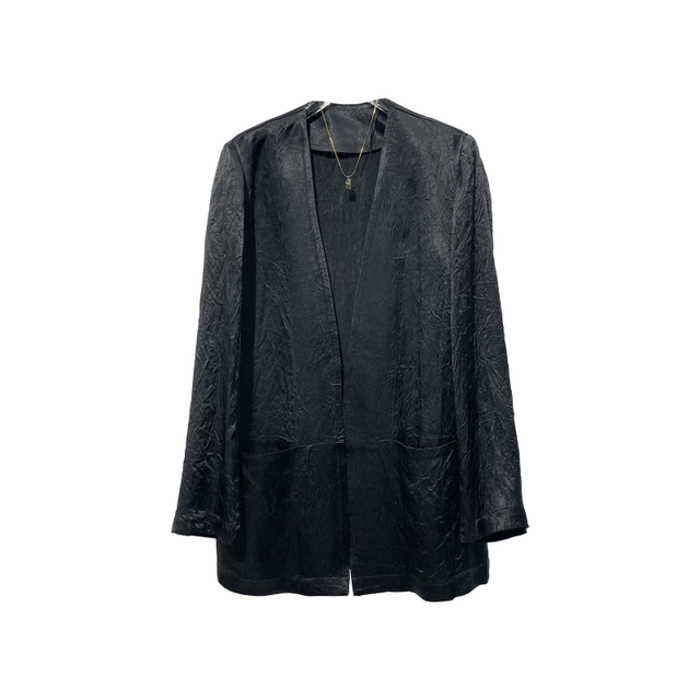 Elegant acetate gloss high-end suit jacket