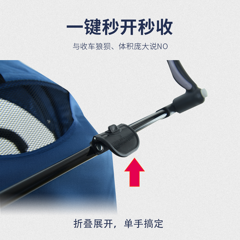 双向婴儿推车可坐躺避震超轻便携可折叠新生儿童宝宝外出简易伞车