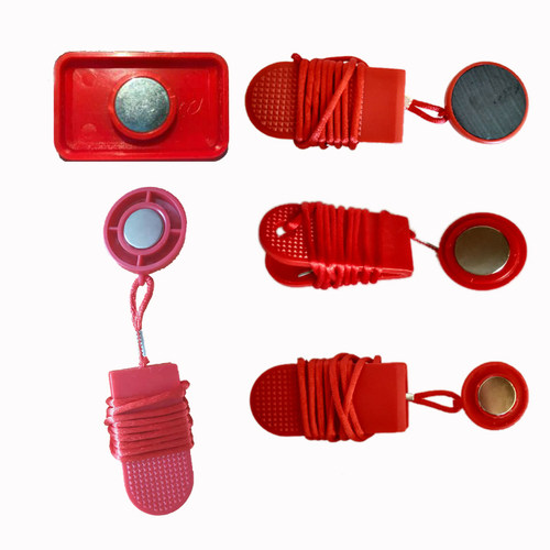 通用跑步机安全开关磁铁安全夹安全锁启动钥匙长方形圆形急停开关 - 图3