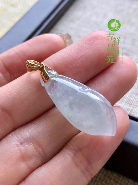 Bingzhong moxisha gum melon 18K gold pendant
