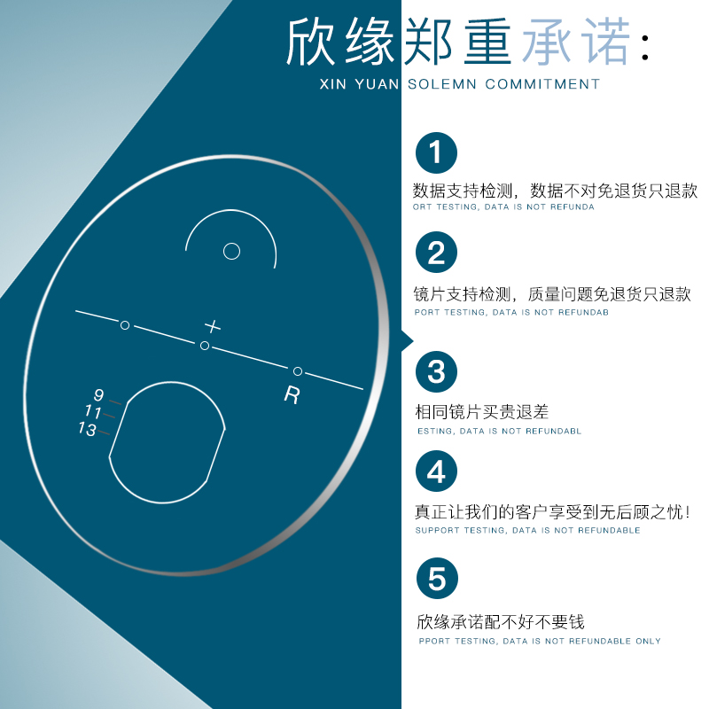 内渐进多焦点近视镜片平光老花抗疲劳镜片远近两用渐进镜片变色片 - 图0