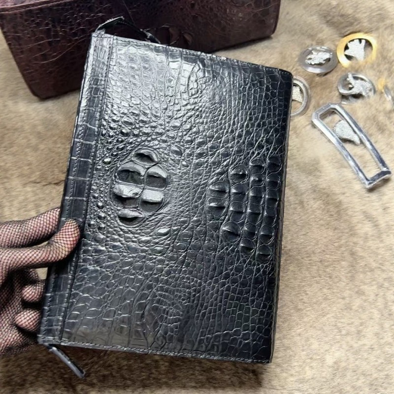 男包鳄鱼头骨信封包多卡位手机男款撤柜清仓手挽男士包真皮手拿包,淘宝优惠券,粉丝福利购,淘宝优惠卷