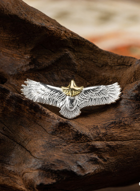 菊地健通用925银鹰吊坠