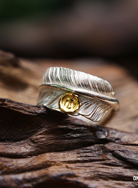 国内现货菊地健羽毛戒指