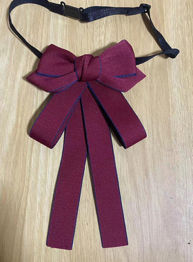 麻雀街家手工女职业头花套装银行酒店邮政工装衬衣系带蝴蝶结领结