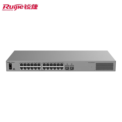 Ruijie锐捷睿易26口交换机RG-ES224G2MS-P-E 24口千兆POE供电+2口2.5G光SFP口 AI云网管型网络集线器 智能 - 图2