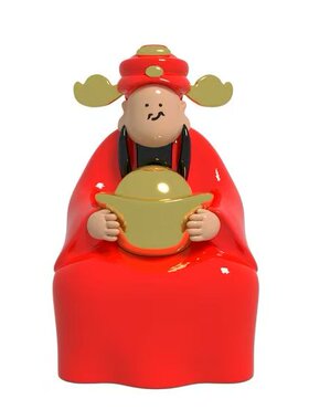 原创正版家居办公室桌面摆件招财财神文创礼盒装生日礼物新年礼物