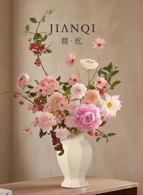 JIANQI·简汔·八角复古陶瓷花瓶