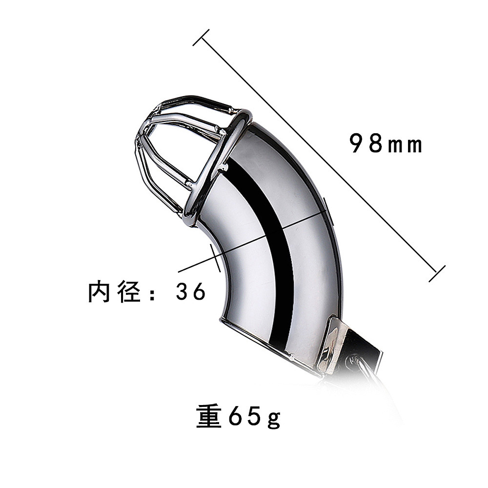 男用贞操锁男士贞洁锁贞操裤带阴茎cb锁jj鸟笼男性器sm情趣用品具-图0