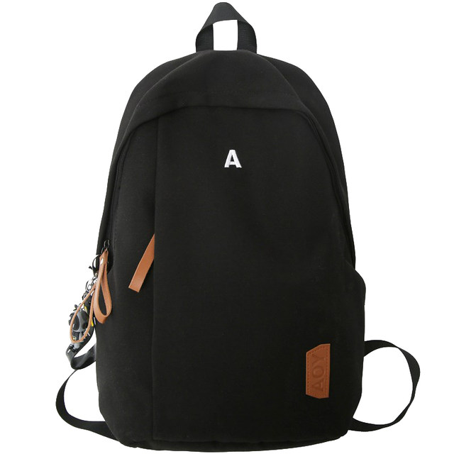 Schoolbags for boys, high school students and college students black backpacks