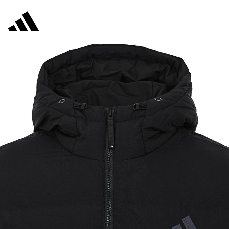 阿迪达斯官网冬季男子户外运动休闲连帽羽绒服外套JG5940
