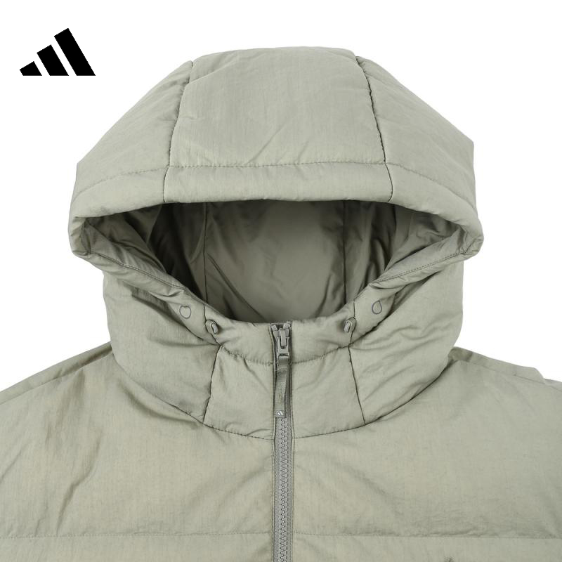 阿迪达斯官网冬季男子户外运动休闲连帽羽绒服外套JM4625